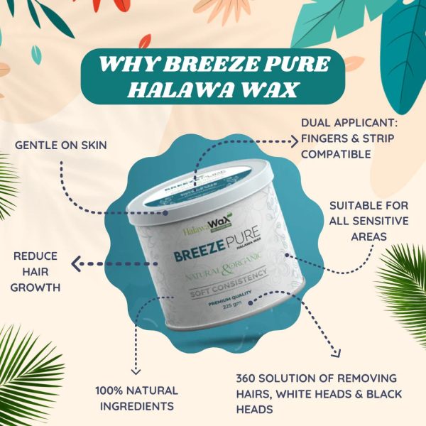 Breeze Pure Organic Halawa Finger Wax – 225g