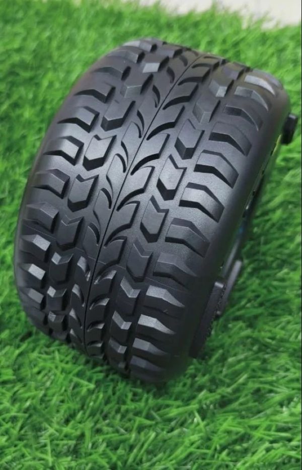 Tyre-Shaped Bluetooth Speaker – Deep Bass, Portable with LED Lights