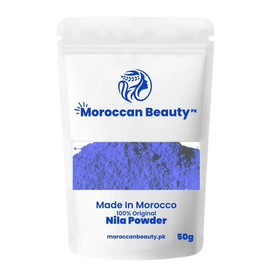 Moroccan Beauty Blue Nila Powder – 50g Skin Whitening & Brightening
