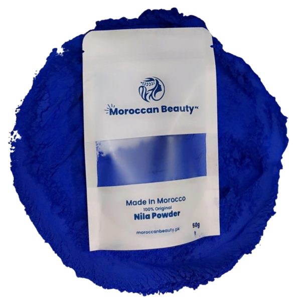 Moroccan Beauty Blue Nila Powder – 50g Skin Whitening & Brightening