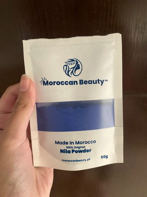 Moroccan Beauty Blue Nila Powder – 50g Skin Whitening & Brightening
