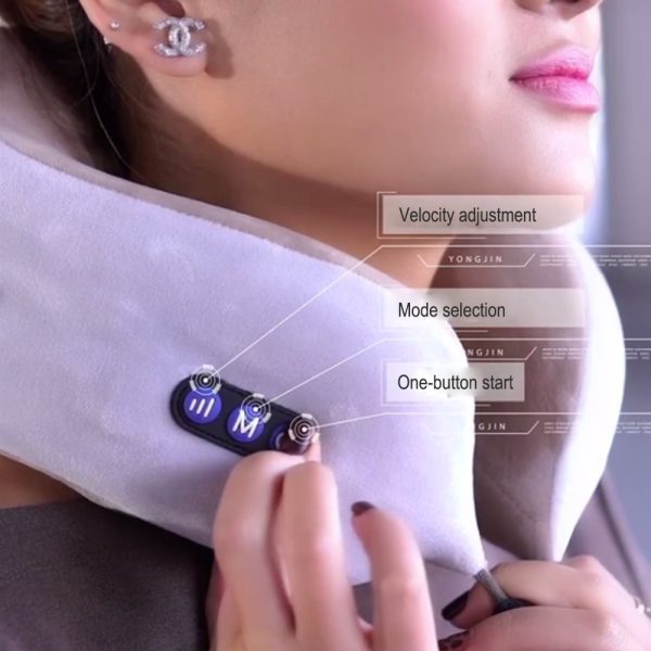 U-Shaped Neck Massager – USB Portable for Neck & Shoulder Relief