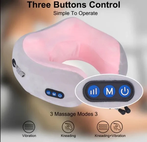 U-Shaped Neck Massager – USB Portable for Neck & Shoulder Relief