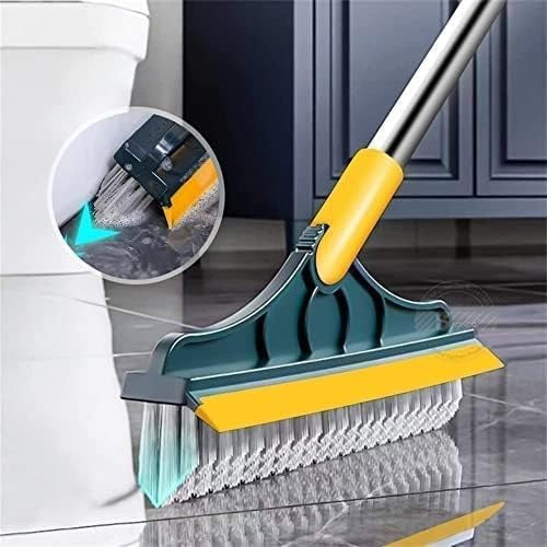 2-in-1 Floor Cleaning Brush – Rotatable Head for Tiles & Windows