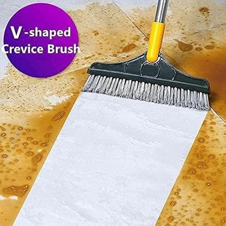2-in-1 Floor Cleaning Brush – Rotatable Head for Tiles & Windows