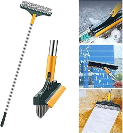 2-in-1 Floor Cleaning Brush – Rotatable Head for Tiles & Windows