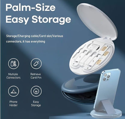 5-in-1 Data Cable Set – 60W Fast Charging, All-in-One (Random Color)