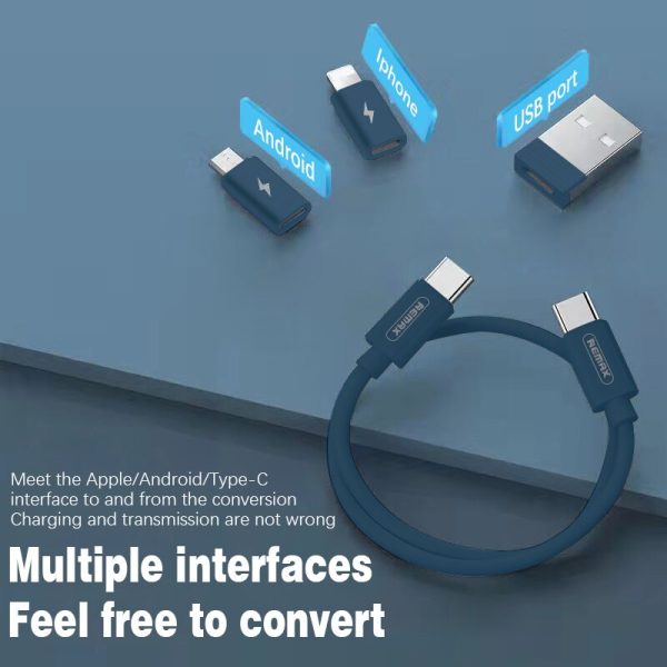 5-in-1 Data Cable Set – 60W Fast Charging, All-in-One (Random Color)
