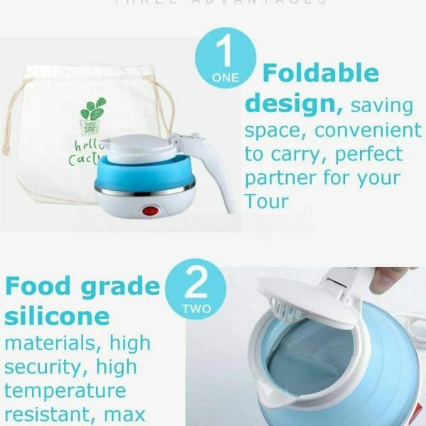 Fast Water Boiling 600 Ml Portable Kettle