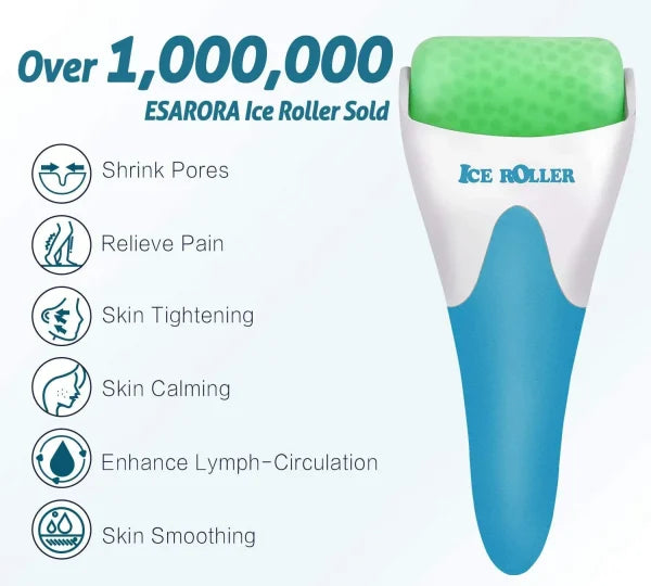 Marzahar Ice Roller – Face & Eye Puffiness Relief, Anti-Wrinkle
