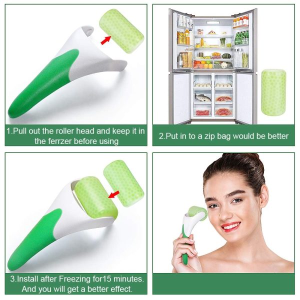 Marzahar Ice Roller – Face & Eye Puffiness Relief, Anti-Wrinkle