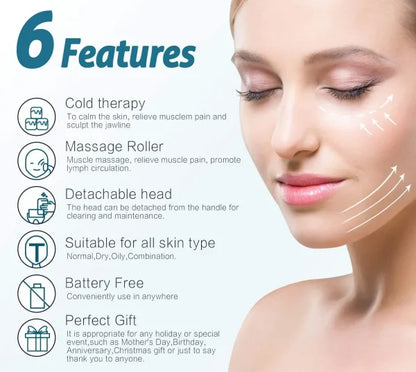 Marzahar Ice Roller – Face & Eye Puffiness Relief, Anti-Wrinkle