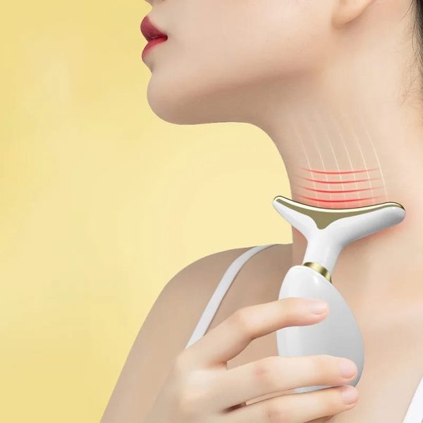 Facial & Neck Massager – EMS & Red Light Therapy