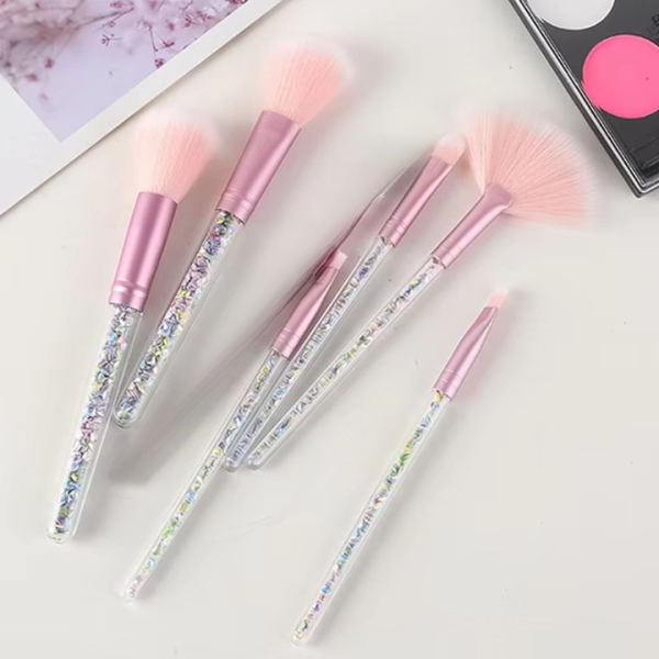 Sweet Beauty 7-Pcs Makeup Brush Set – Professional & Beginner (Random Color)
