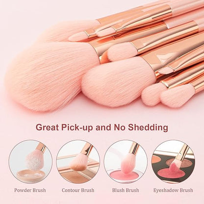 Sweet Beauty 7-Pcs Makeup Brush Set – Professional & Beginner (Random Color)
