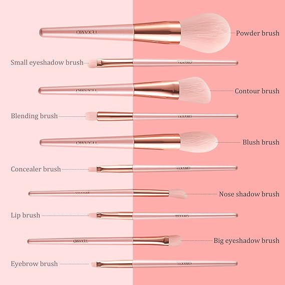 Sweet Beauty 7-Pcs Makeup Brush Set – Professional & Beginner (Random Color)