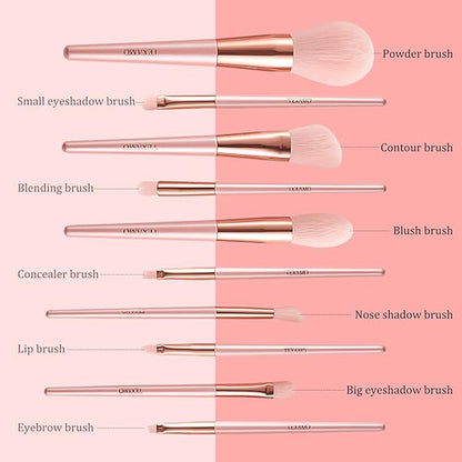 Sweet Beauty 7-Pcs Makeup Brush Set – Professional & Beginner (Random Color)
