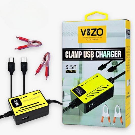 Vizo V5000 Multi-Port Charger – 3.5A, Micro USB, Type-C & USB-A